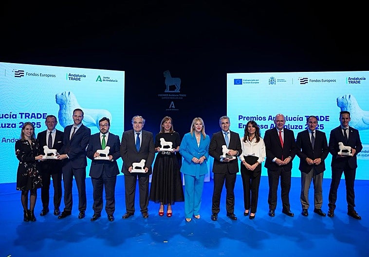 Las seis empresas galardonadas en los I Premios Andalucía TRADE 2025
